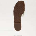 נשים הַנעָלָה Sam Edelman סנדל מגלשה ביי פרלה שנהב מודרני 4XL22X498 - Image 6