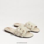 נשים הַנעָלָה Sam Edelman סנדל מגלשה ביי פרלה שנהב מודרני 4XL22X498
