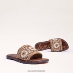 נשים הַנעָלָה Sam Edelman סנדל מגלשה גרייסי טִבעִי 4XL22X197 - Image 7