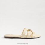 נשים הַנעָלָה Sam Edelman סנדל מגלשה קורן מפרץ חיטה מולבן 4XL22X579 - Image 2