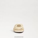 נשים הַנעָלָה Sam Edelman סנדל מגלשה קורן מפרץ חיטה מולבן 4XL22X579 - Image 3