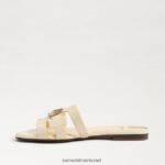 נשים הַנעָלָה Sam Edelman סנדל מגלשה קורן מפרץ חיטה מולבן 4XL22X579 - Image 4