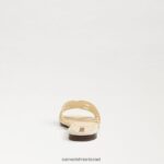 נשים הַנעָלָה Sam Edelman סנדל מגלשה קורן מפרץ חיטה מולבן 4XL22X579 - Image 5