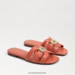 נשים הַנעָלָה Sam Edelman סנדל מגלשה קורן מפרץ ורוד טרקוטה 4XL22X577