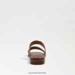 נשים הַנעָלָה Sam Edelman סנדל מגלשה hera sunset orange/cuoio 4XL22X742 - Image 5