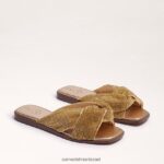נשים הַנעָלָה Sam Edelman סנדל מגלשה issie זהב 4XL22X467