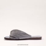 נשים הַנעָלָה Sam Edelman סנדל מגלשה issie כסף 4XL22X466 - Image 4