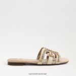 נשים הַנעָלָה Sam Edelman סנדל מגלשות bay fleur חיטה מולבן 4XL22X624 - Image 2