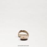 נשים הַנעָלָה Sam Edelman סנדל מגלשות bay fleur חיטה מולבן 4XL22X624 - Image 5