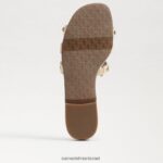 נשים הַנעָלָה Sam Edelman סנדל מגלשות bay fleur חיטה מולבן 4XL22X624 - Image 6