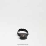 נשים הַנעָלָה Sam Edelman סנדל מגלשות bay marche זמש שחור 4XL22X606 - Image 5