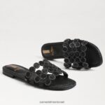 נשים הַנעָלָה Sam Edelman סנדל מגלשות bay marche זמש שחור 4XL22X606 - Image 7