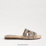 נשים הַנעָלָה Sam Edelman סנדל מגלשות bay marche עלה זהב 4XL22X607 - Image 2