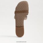 נשים הַנעָלָה Sam Edelman סנדל מגלשות bay marche עלה זהב 4XL22X607 - Image 6