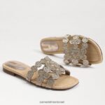 נשים הַנעָלָה Sam Edelman סנדל מגלשות bay marche עלה זהב 4XL22X607 - Image 7