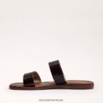 נשים הַנעָלָה Sam Edelman סנדל מגלשות חגיגי קפה 4XL22X253 - Image 4