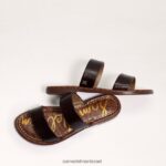 נשים הַנעָלָה Sam Edelman סנדל מגלשות חגיגי קפה 4XL22X253 - Image 7