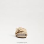 נשים הַנעָלָה Sam Edelman סנדל מגלשת במבי טִבעִי 4XL22X67 - Image 3