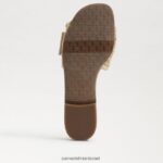 נשים הַנעָלָה Sam Edelman סנדל מגלשת במבי טִבעִי 4XL22X67 - Image 6