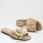 נשים הַנעָלָה Sam Edelman סנדל מגלשת במבי טִבעִי 4XL22X67 - Image 7