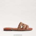 נשים הַנעָלָה Sam Edelman סנדל מגלשת מפרץ cuoio 4XL22X19 - Image 2