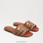 נשים הַנעָלָה Sam Edelman סנדל מגלשת מפרץ cuoio 4XL22X19