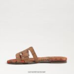 נשים הַנעָלָה Sam Edelman סנדל מגלשת מפרץ cuoio 4XL22X19 - Image 4