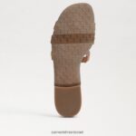 נשים הַנעָלָה Sam Edelman סנדל מגלשת מפרץ cuoio 4XL22X19 - Image 6