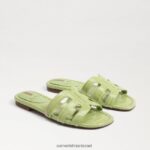 נשים הַנעָלָה Sam Edelman סנדל מגלשת מפרץ אגס קיץ 4XL22X10