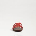 נשים הַנעָלָה Sam Edelman סנדל מגלשת מפרץ אדום טרקוטה 4XL22X23 - Image 3