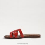 נשים הַנעָלָה Sam Edelman סנדל מגלשת מפרץ אדום טרקוטה 4XL22X23 - Image 4