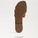 נשים הַנעָלָה Sam Edelman סנדל מגלשת מפרץ אדום טרקוטה 4XL22X23 - Image 6