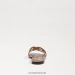 נשים הַנעָלָה Sam Edelman סנדל מגלשת מפרץ ורוד זהב 4XL22X17 - Image 5