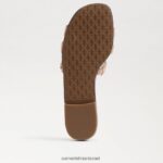נשים הַנעָלָה Sam Edelman סנדל מגלשת מפרץ ורוד זהב 4XL22X17 - Image 6