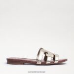 נשים הַנעָלָה Sam Edelman סנדל מגלשת מפרץ זהב מותך 4XL22X15 - Image 2
