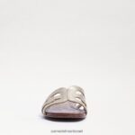 נשים הַנעָלָה Sam Edelman סנדל מגלשת מפרץ זהב מותך 4XL22X15 - Image 3