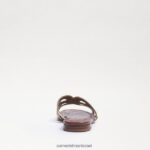 נשים הַנעָלָה Sam Edelman סנדל מגלשת מפרץ זהב מותך 4XL22X15 - Image 5
