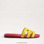 נשים הַנעָלָה Sam Edelman סנדל מגלשת מפרץ מימוזה צהוב/אולטרה פוקסיה 4XL22X7 - Image 2