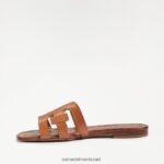 נשים הַנעָלָה Sam Edelman סנדל מגלשת מפרץ עור אוכף 4XL22X14 - Image 4