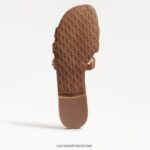 נשים הַנעָלָה Sam Edelman סנדל מגלשת מפרץ עור אוכף 4XL22X14 - Image 6