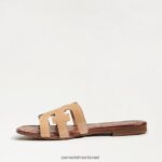 נשים הַנעָלָה Sam Edelman סנדל מגלשת מפרץ פטנט שקדים 4XL22X20 - Image 4