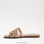 נשים הַנעָלָה Sam Edelman סנדל מגלשת מפרץ פטנט שקדים 4XL22X378 - Image 4