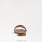 נשים הַנעָלָה Sam Edelman סנדל מגלשת מפרץ פטנט שקדים 4XL22X20 - Image 5