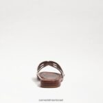 נשים הַנעָלָה Sam Edelman סנדל מגלשת מפרץ פטנט לבן 4XL22X22 - Image 5