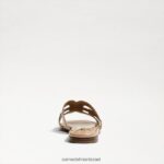 נשים הַנעָלָה Sam Edelman סנדל מגלשת מפרץ פטנט שקדים 4XL22X378 - Image 5