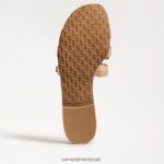 נשים הַנעָלָה Sam Edelman סנדל מגלשת מפרץ פטנט שקדים 4XL22X20 - Image 6