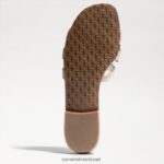 נשים הַנעָלָה Sam Edelman סנדל מגלשת מפרץ פטנט שקדים 4XL22X378 - Image 6