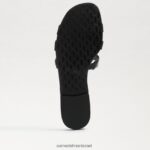נשים הַנעָלָה Sam Edelman סנדל מגלשת מפרץ פטנט שחור 4XL22X379 - Image 6