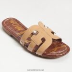נשים הַנעָלָה Sam Edelman סנדל מגלשת מפרץ פטנט שקדים 4XL22X20 - Image 7