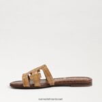 נשים הַנעָלָה Sam Edelman סנדל מגלשת מפרץ שיזוף בוף 4XL22X18 - Image 4